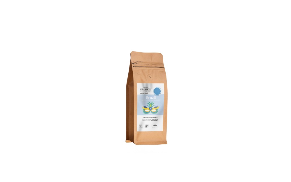 Cafea Boabe Prajita Decofeinizata SANTOS, 250 g