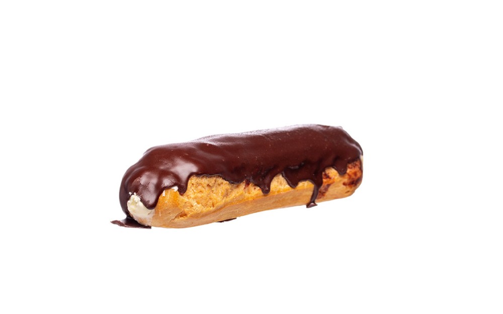 Éclair Crema Vanilie si Fondant Ciocolata