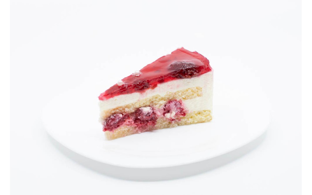 Tort Panna-Cotta cu Zmeura 14 Felii