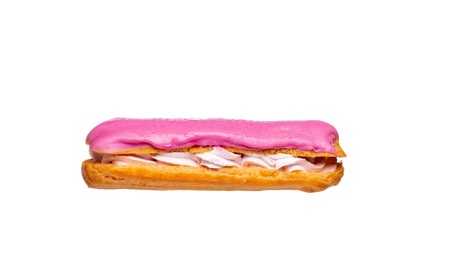 Ecler cu crema si glazura de fructe de padure Ecler cu crema si glazura de fructe de padure